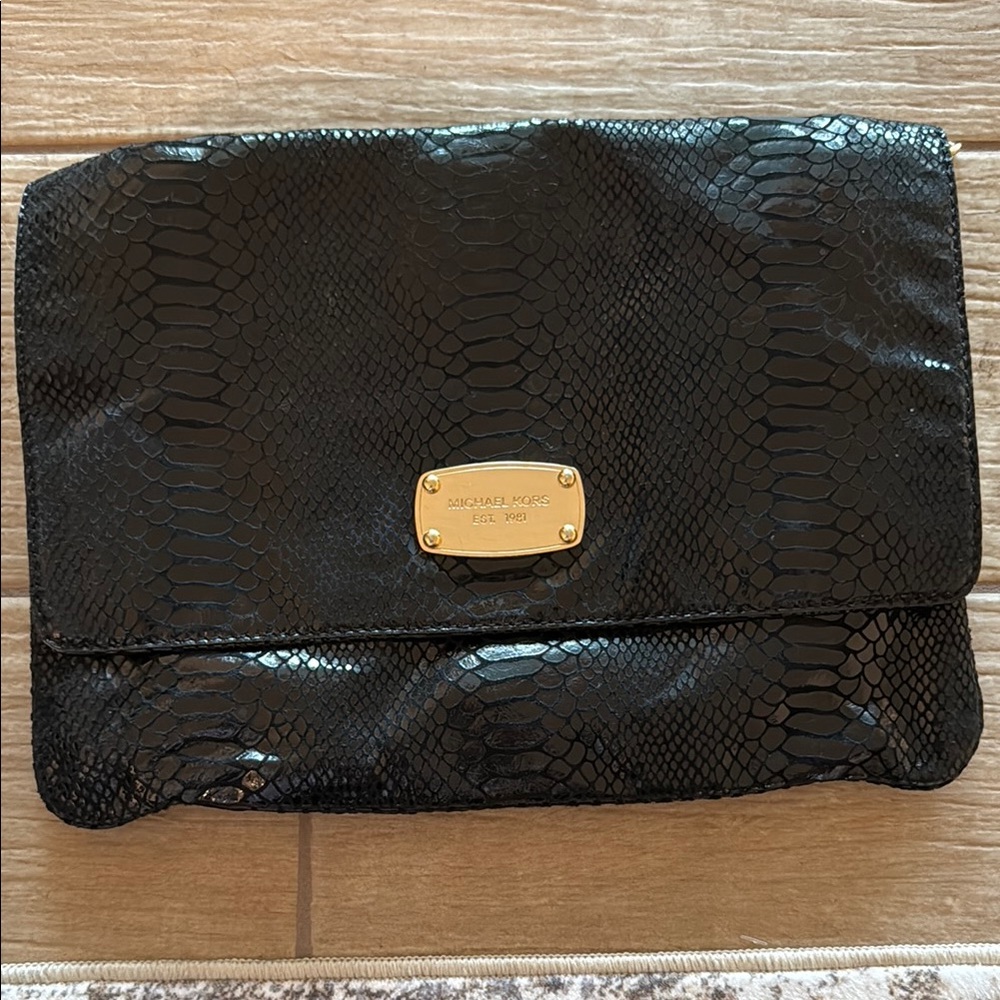 Michael Kors Black Clutch Bag